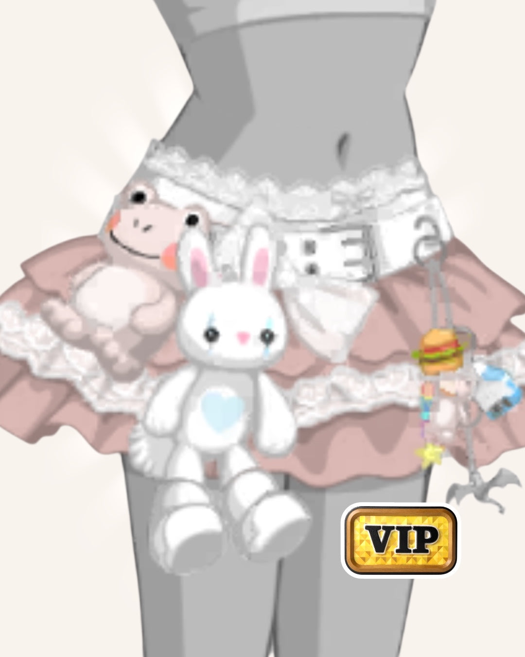 Jupe - Pack patched plushie